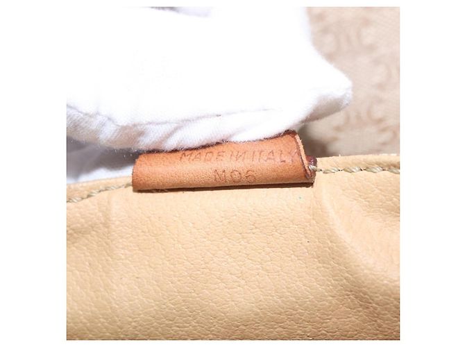 Céline CELINE Macadam Canvas Shoulder Bag PVC Beige Gold - vista 24