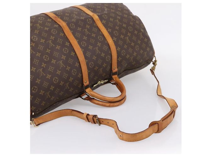 LOUIS VUITTON Monogram Keepall Bandouliere 60 Boston Bag M41412 LV - vista 9