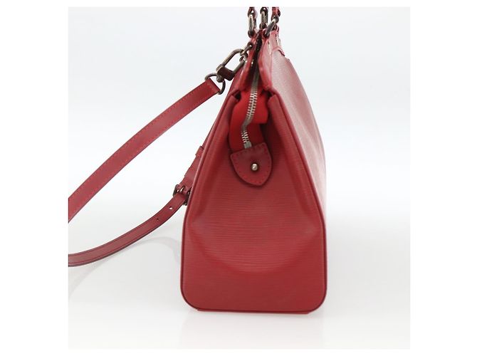 LOUIS VUITTON Epi Blair MM Hand Bag 2way Red Car Mine M4030E LV - vista 4