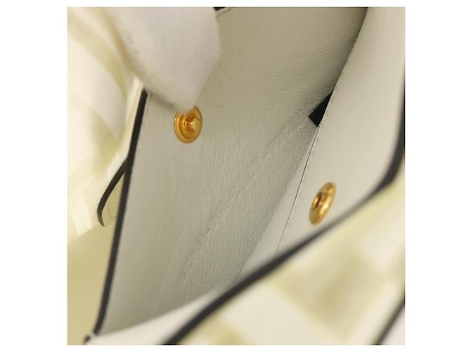 FENDI Zucca Canvas Chain Shoulder Bag Vinyl Clear Gold - vista 12