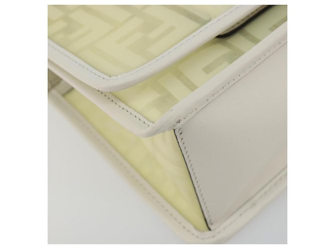 FENDI Zucca Canvas Chain Shoulder Bag Vinyl Clear Gold - vista 15