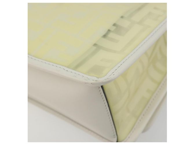 FENDI Zucca Canvas Chain Shoulder Bag Vinyl Clear Gold - vista 16