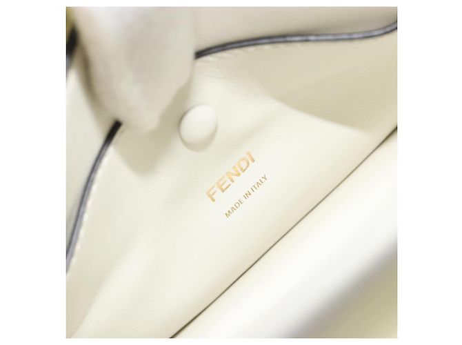 FENDI Zucca Canvas Chain Shoulder Bag Vinyl Clear Gold - vista 20
