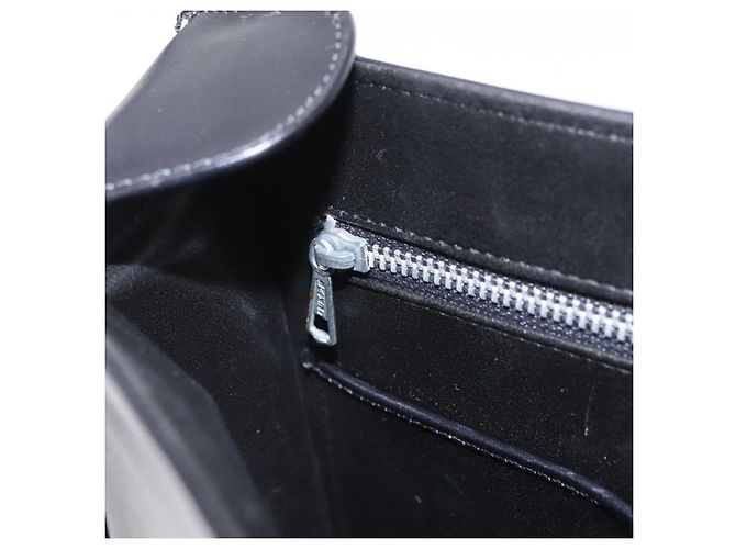 Céline CELINE Shoulder Bag Leather White Black Silver - vista 23