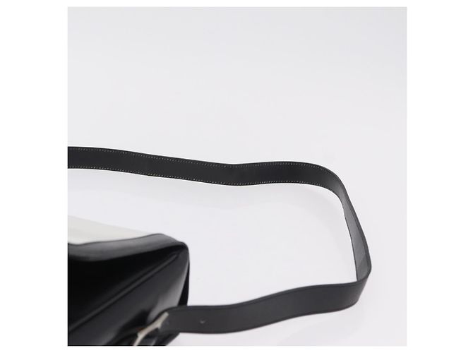 Céline CELINE Shoulder Bag Leather White Black Silver - vista 8