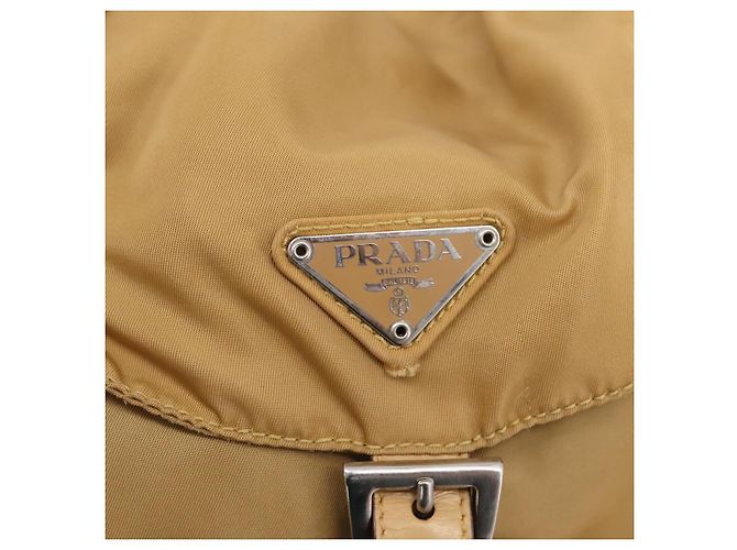 PRADA Backpack Nylon Brown Silver - vista 10