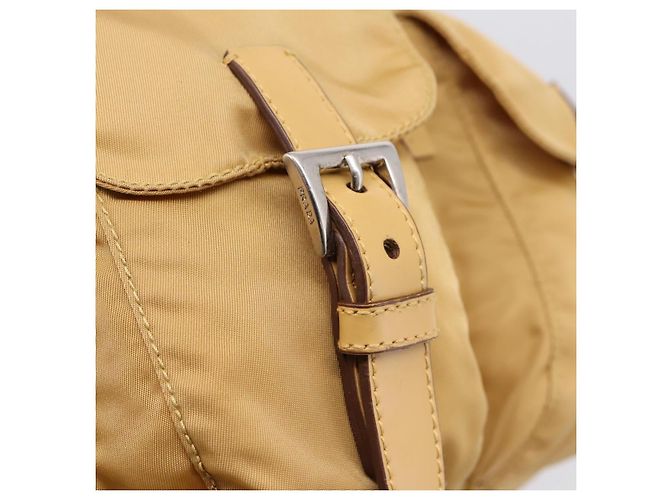 PRADA Backpack Nylon Brown Silver - vista 11
