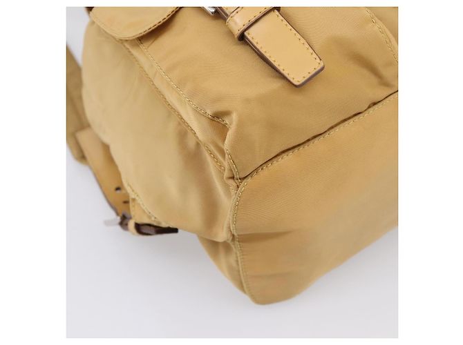 PRADA Backpack Nylon Brown Silver - vista 16
