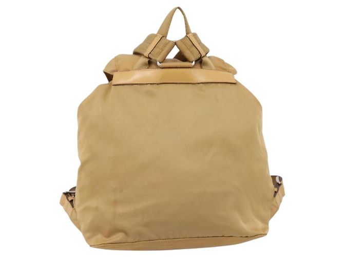 PRADA Backpack Nylon Brown Silver - vista 2