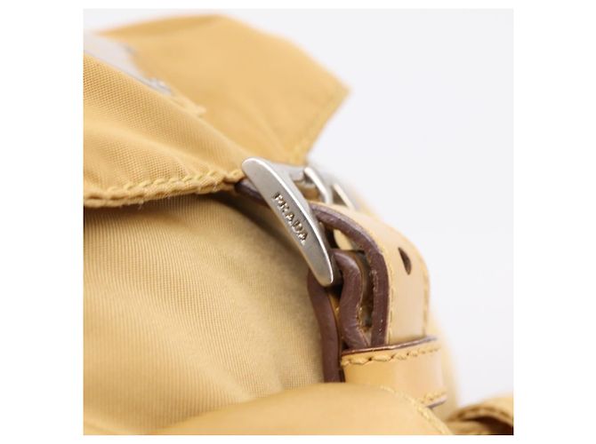 PRADA Backpack Nylon Brown Silver - vista 22