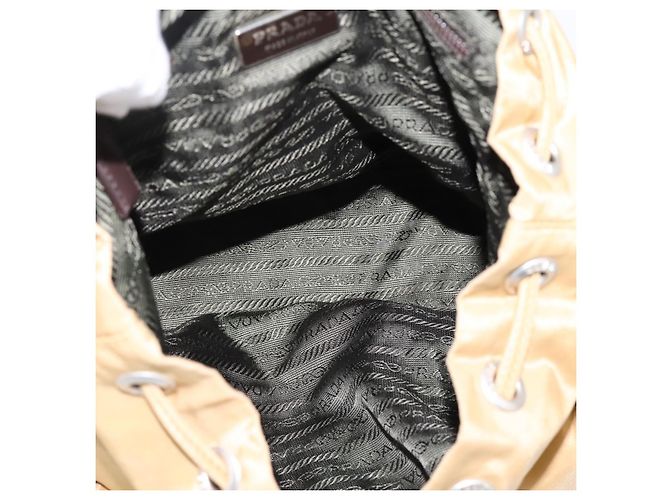 PRADA Backpack Nylon Brown Silver - vista 24