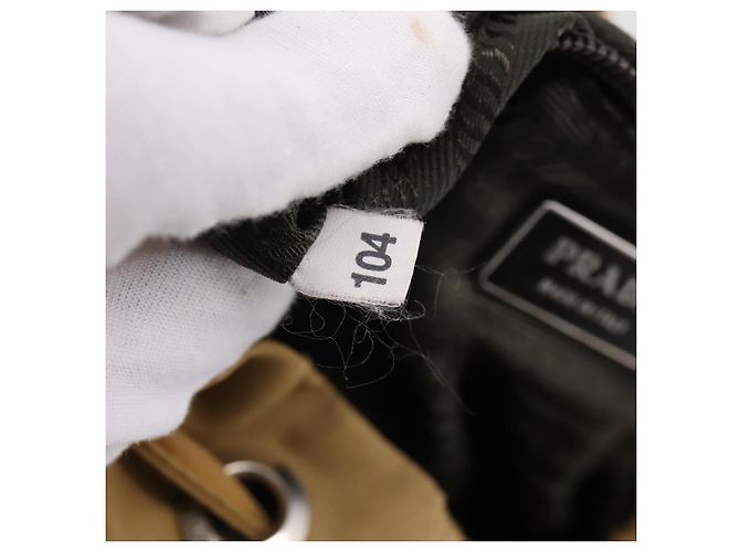 PRADA Backpack Nylon Brown Silver - vista 30