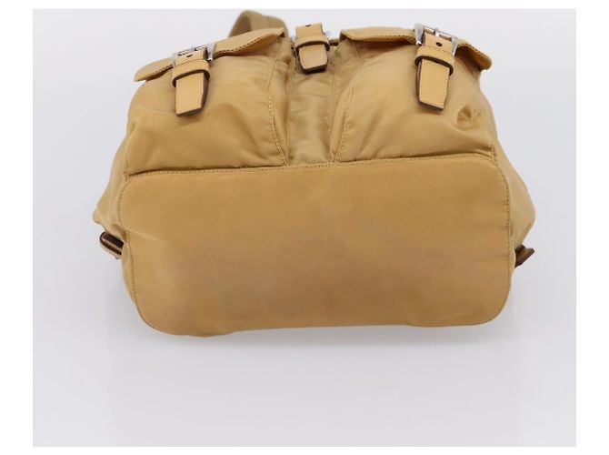 PRADA Backpack Nylon Brown Silver - vista 5