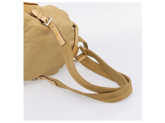 PRADA Backpack Nylon Brown Silver - vista 8