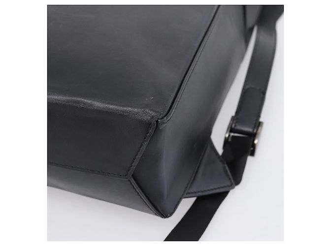 FENDI Backpack Leather Black Silver - vista 10