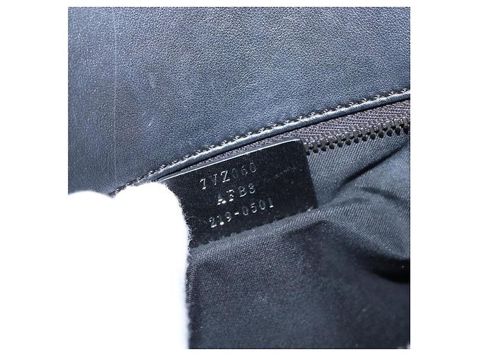 FENDI Backpack Leather Black Silver - vista 25
