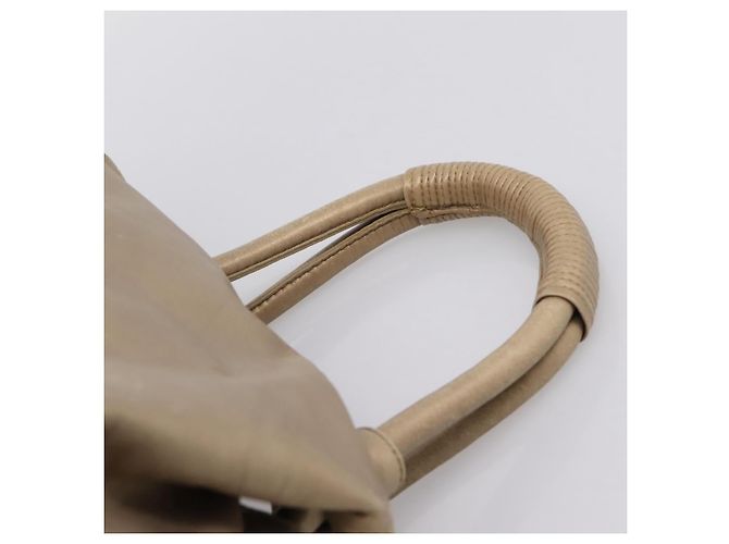LOEWE Nappa Aire Anagram Hand Bag Leather Gold - vista 8
