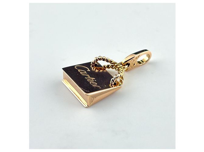 Pendente charm Cartier in oro rosa - vista 2