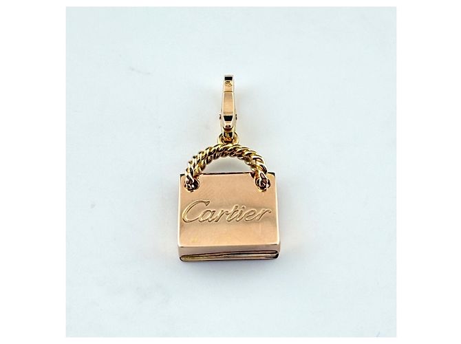 Pendente charm Cartier in oro rosa - vista 3