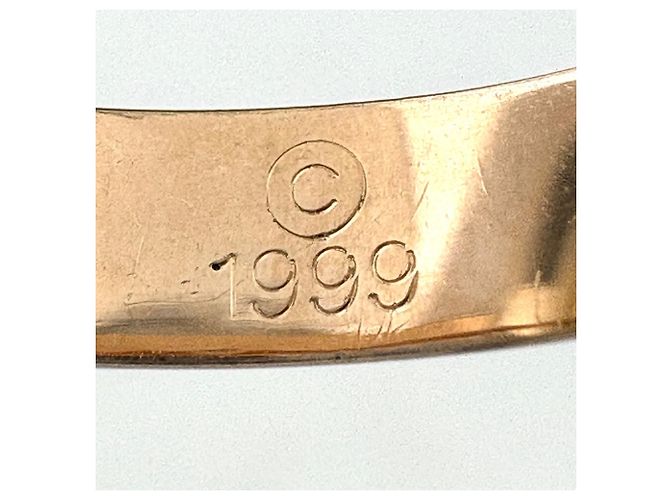 Anello Cartier Trinity in oro rosa bianco e giallo 18K con diamanti - vista 6