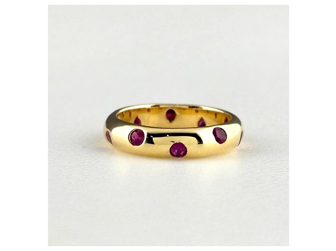 Autre Marque Tiffany & Co. Ring aus Gelbgold mit Rubin - Ansicht 3