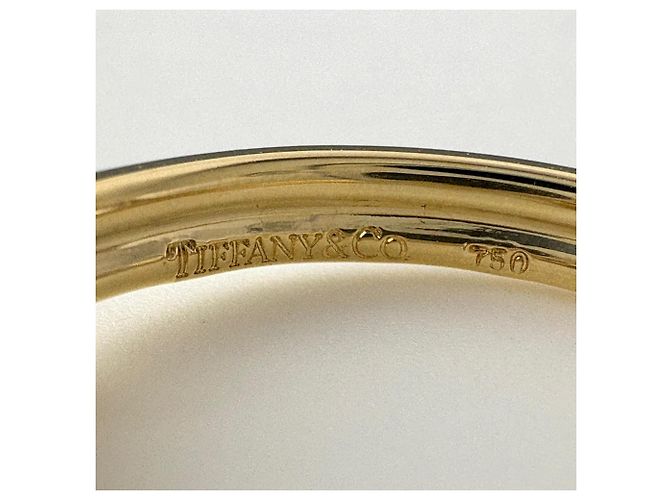 Autre Marque Anello a fascia Tiffany & Co. in oro giallo - vista 4