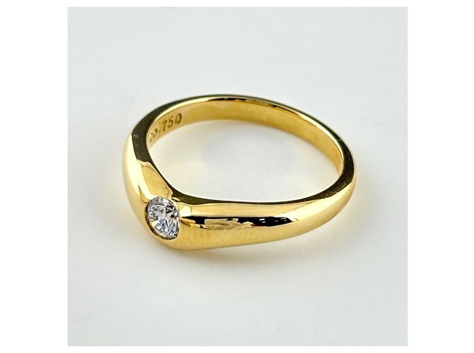 Autre Marque Anillo Alianza Curva Tiffany & Co. en Oro Amarillo - vista 3