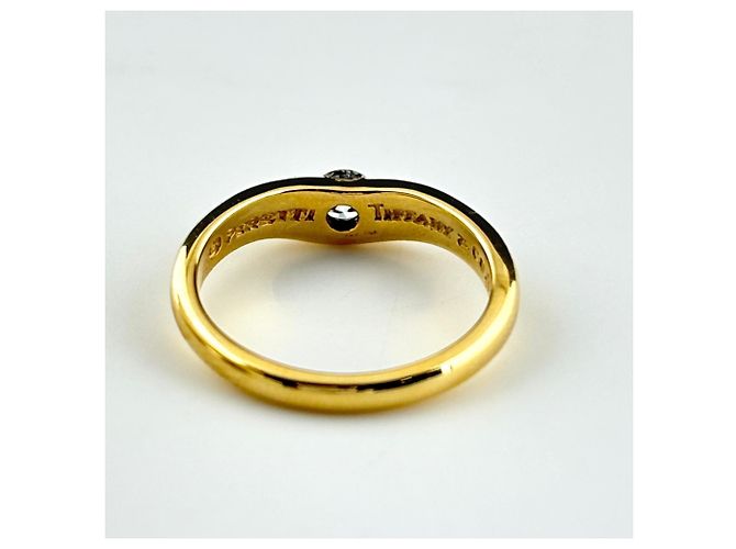 Autre Marque Anillo Alianza Curva Tiffany & Co. en Oro Amarillo - vista 4