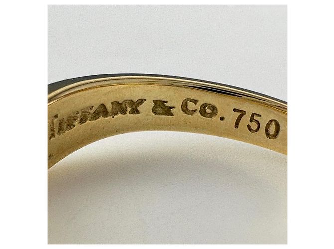 Autre Marque Anillo Alianza Curva Tiffany & Co. en Oro Amarillo - vista 5