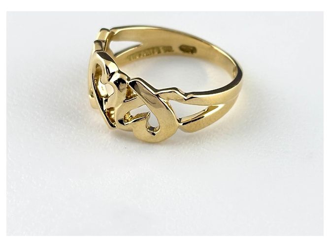 Autre Marque Tiffany & Co. Loving Heart Ring aus Gelbgold - Ansicht 2