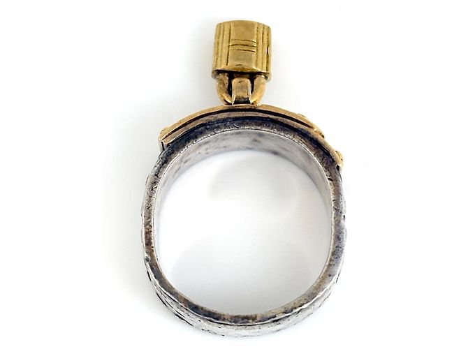 Hermès Anello Hermes Cadena in Argento Sterling 925 - vista 4