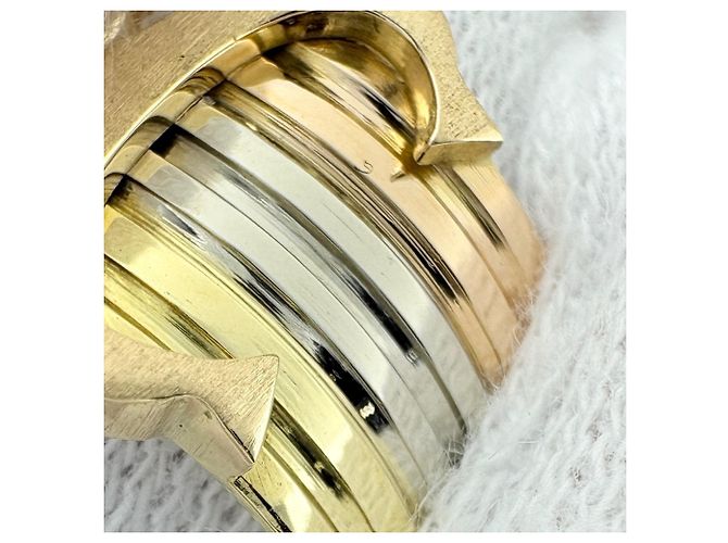 Cartier Tri-Color Gold Band Ring - Ansicht 6
