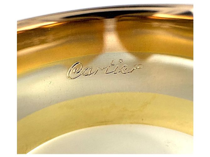 Cartier Tri-Color Gold Band Ring - Ansicht 8
