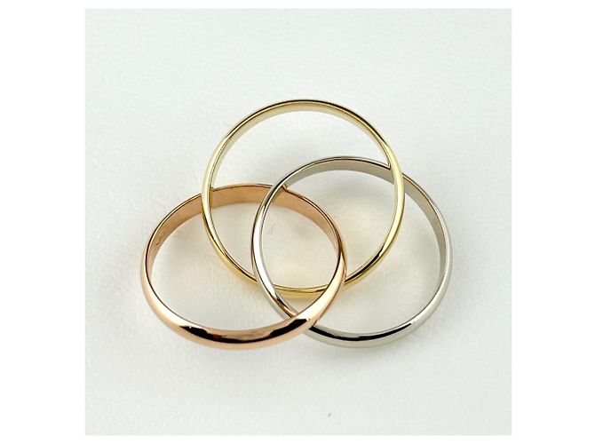 Anello Cartier Trinity SM in oro giallo - vista 3