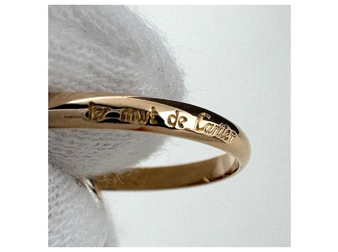 Anello Cartier Trinity in oro tricolore - vista 4