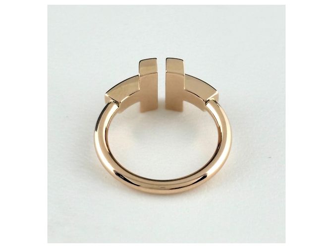 Autre Marque Tiffany & Co. T Wire Ring aus Roségold und Diamanten - Ansicht 4