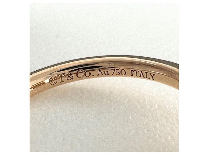 Autre Marque Tiffany & Co. T Wire Ring aus Roségold und Diamanten - Ansicht 6