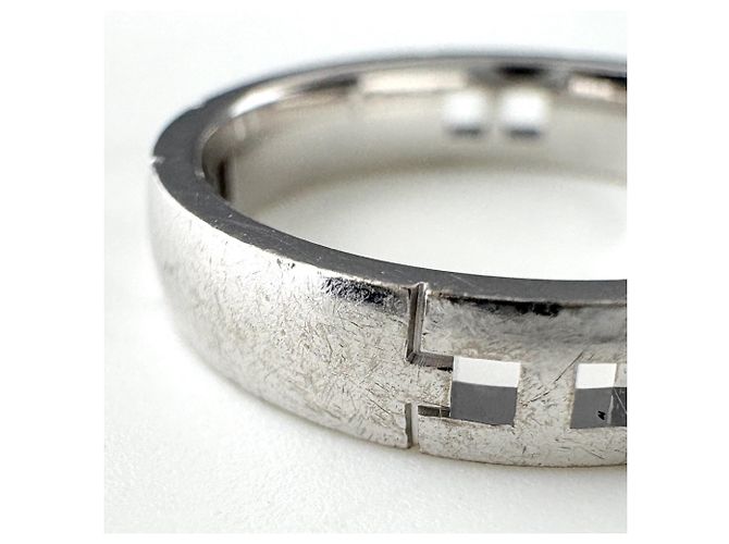 Hermès Anello Fascia Hercules Hermes con diamanti melee - vista 4
