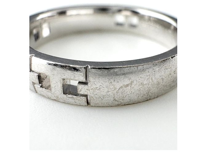 Hermès Anello Fascia Hercules Hermes con diamanti melee - vista 5