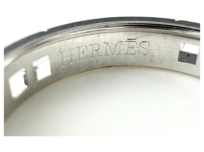 Hermès Anello Fascia Hercules Hermes con diamanti melee - vista 6