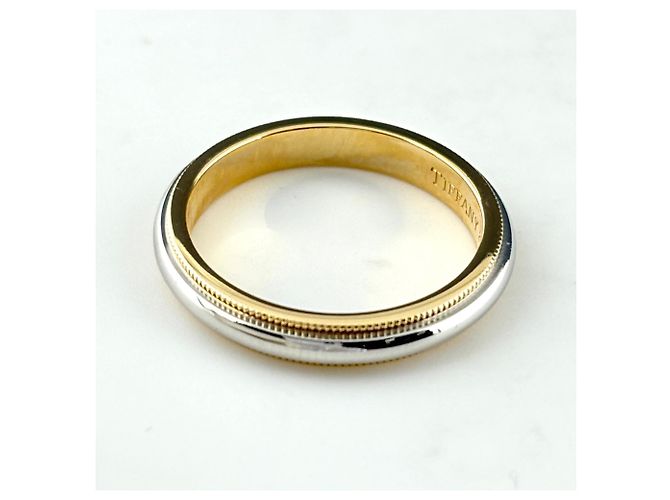 Autre Marque Anello Fede Tiffany & Co. Milgrain - vista 2