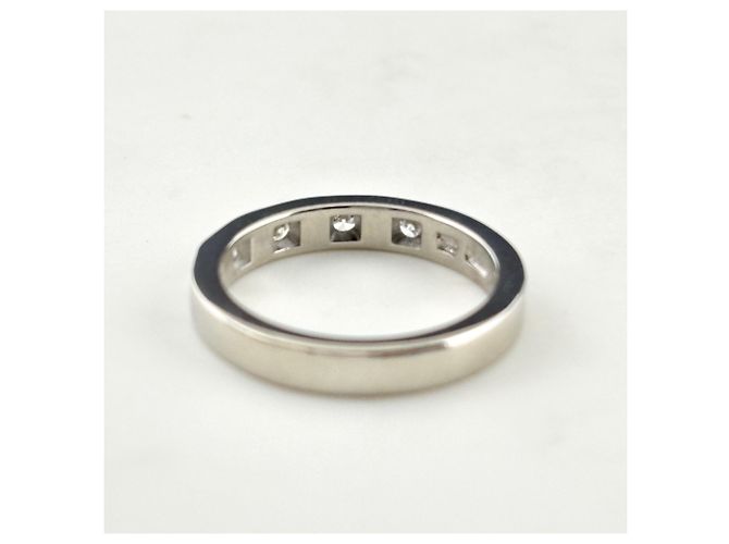 Bulgari Bvlgari Marry Me Platinring mit 5 Diamanten - Ansicht 4
