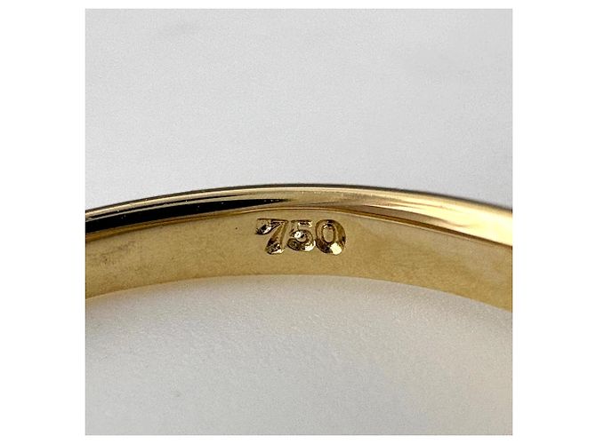 Christian Dior Ring aus Gelbgold mit Perle - Ansicht 6