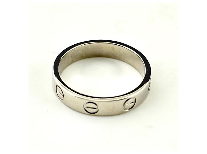 Cartier Mini Love Ring aus Platin - Ansicht 2