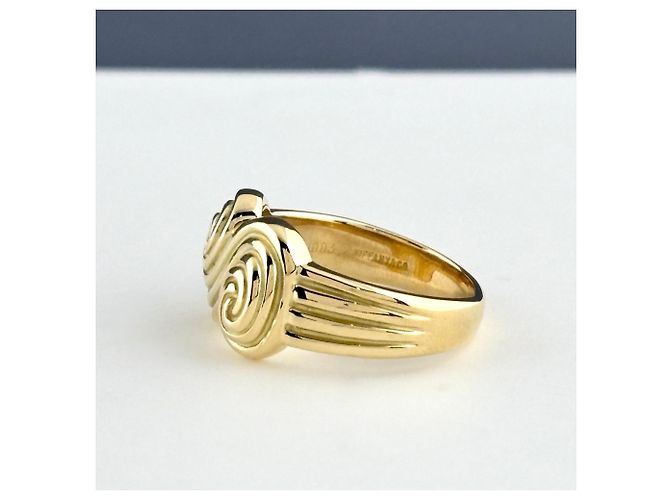 Autre Marque Tiffany & Co. Tornado Ring aus Gelbgold - Ansicht 5