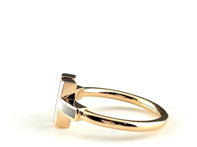 Autre Marque Anello Tiffany & Co. T Wire PG Pink Gold - vista 4