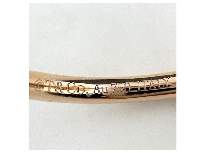 Autre Marque Anello Tiffany & Co. T Wire PG Pink Gold - vista 6