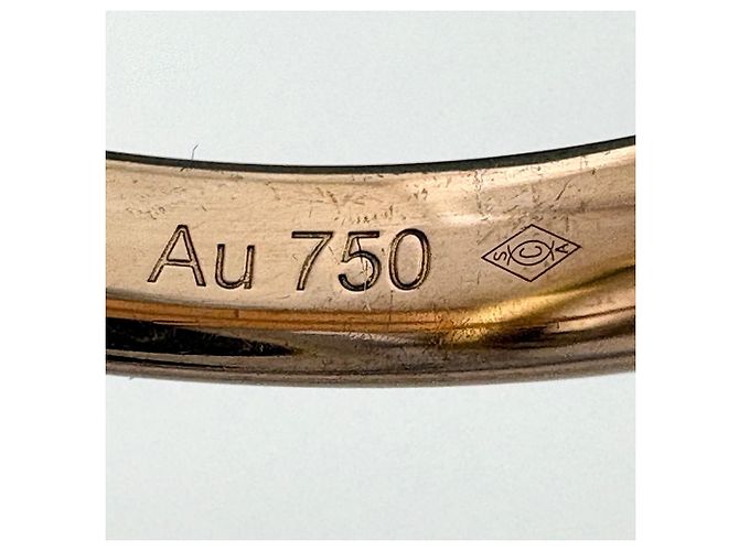 Anello Cartier Trinity in oro rosa bianco e giallo 18K - vista 5