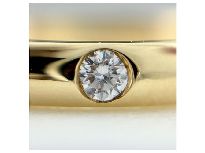 Fede Harry Winston in oro giallo - vista 2