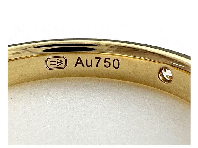 Fede Harry Winston in oro giallo - vista 5